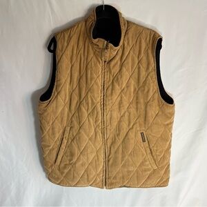 Weatherproof Diamond Quilted Reversible Men's Vest Size M